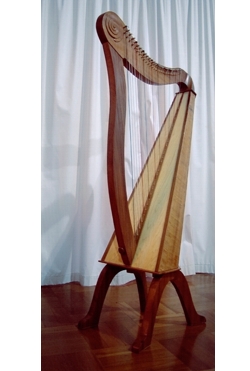 Small Celtic Floor Harp